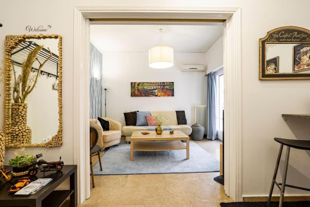 Athens Paradise Cozy 53 Sqm Apartament Near To Metro Eksteriør billede